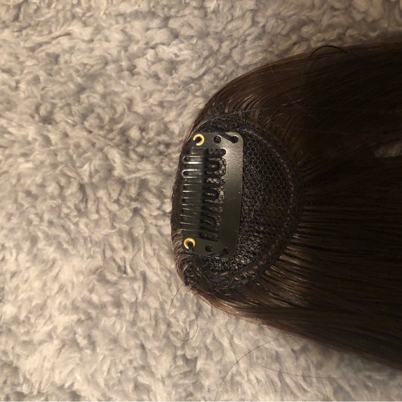 NWT BNB Heaven Clip-In Wispy Bangs- Medium Brown - Picture 6 of 6